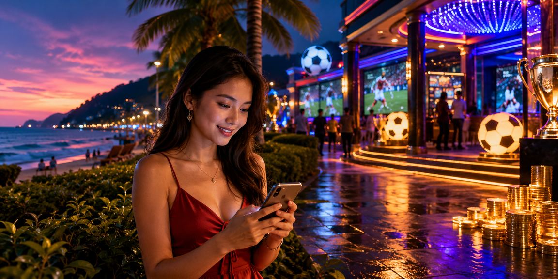 Pemain menggunakan aplikasi mudah alih 8020 di Pulau Pinang untuk menikmati promosi bonus